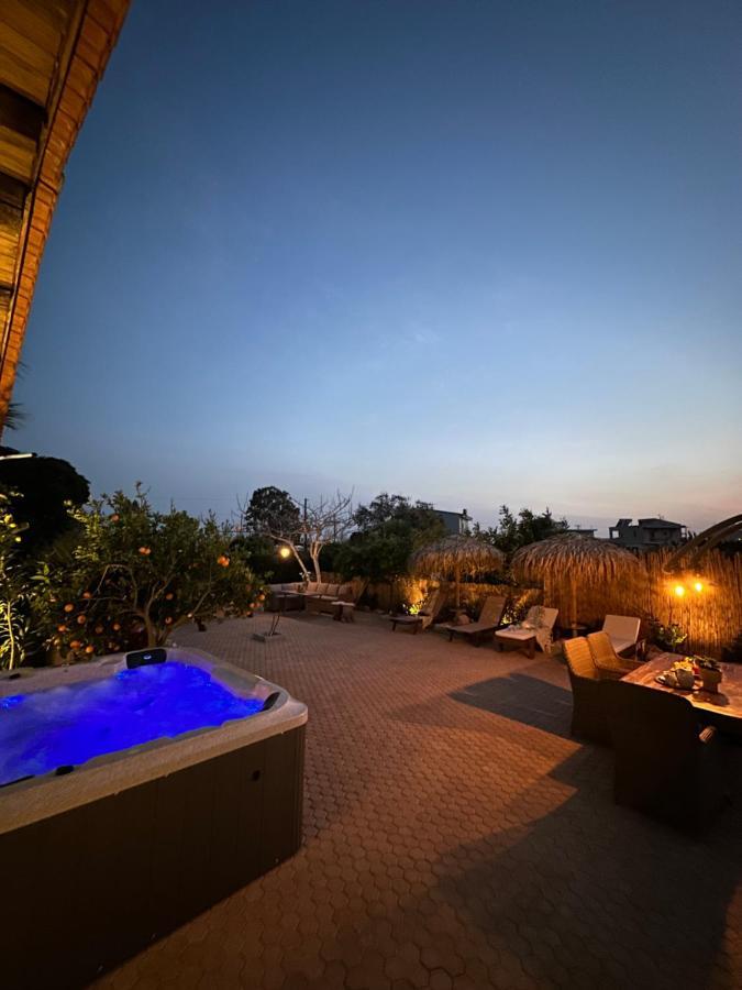 Villa Aspasia With Private Jacuzzi - Oasis Resort Kokkinos Pirgos Exterior photo